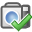 accept, camera icon