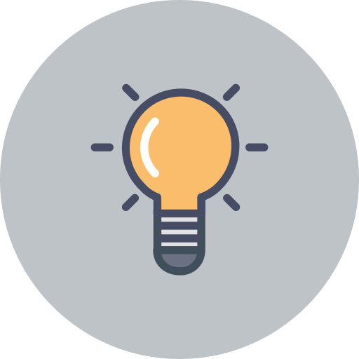 Idea Bulb svg vector icon