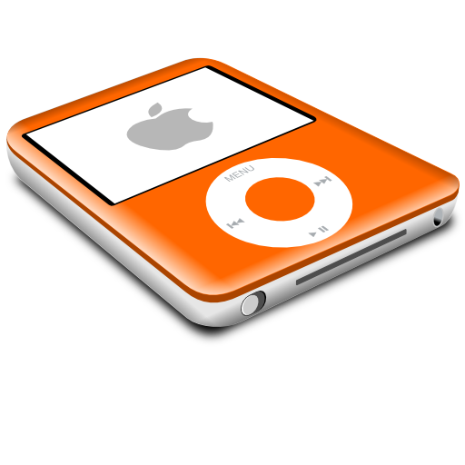 orange,ipod,nano icon