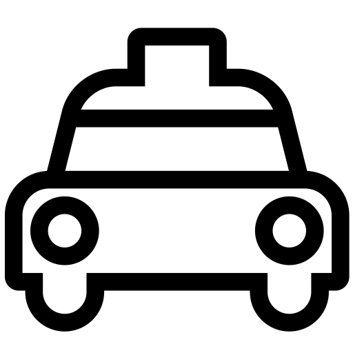 Taxi svg vector icon