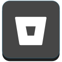bitbucket, git, social, version control system svg vector icon