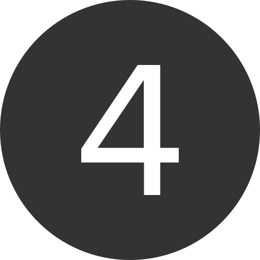 Number svg vector icon