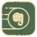 evernote, media, social svg vector icon