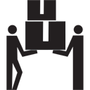 moving,packing,set icon