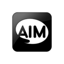 099277, aim, logo, square icon