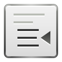 format,indent,less icon