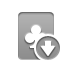 game,card,club,down icon
