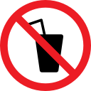 beverages, forbidden, prevention, prohibition svg vector icon