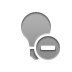 lightbulb,off,delete icon
