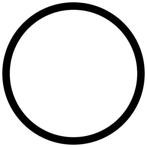 Radiobox Unchecked svg vector icon