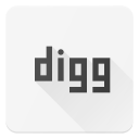 digg, logo, media, social svg vector icon