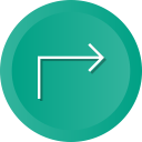 arrow, back, direction, multimedia, navigation, reply, send svg vector icon