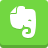 evernote, social media icon