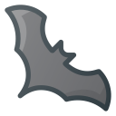 bat, halloween, vampire svg vector icon