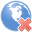 delete, world icon