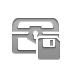 treasure,chest,diskette icon