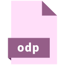 file, format, odp svg vector icon