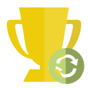 trophy,refresh icon