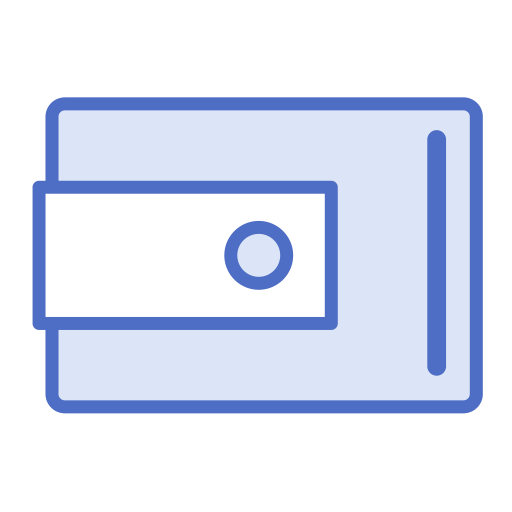 Wallet svg vector icon