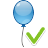 balloon, done, event, festive, holiday, party icon