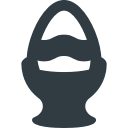 colored, decoration, easter, egg svg vector icon
