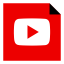 brand, logo, media, play, social, youtube svg vector icon