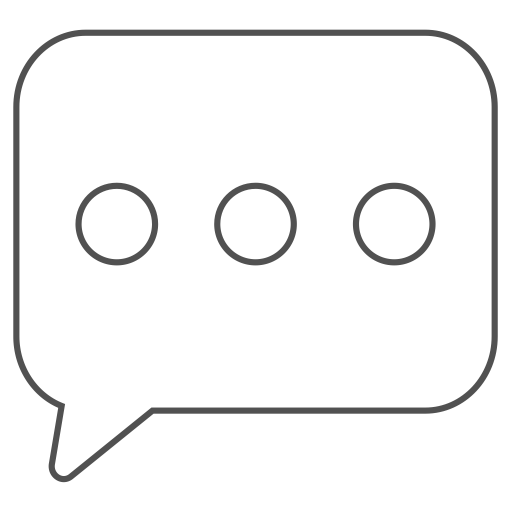 Comment Outline svg vector icon