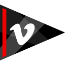media, online, social, vimeo svg vector icon