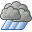 showers, weather icon