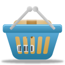 basket, full, shopping icon
