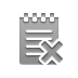 notepad,cross icon