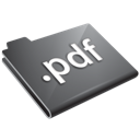 folder, grey, pdf icon