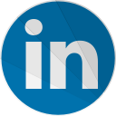 in, linked, linked in, linkedin, modern, modern media, social svg vector icon