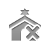 synagogue,cross icon