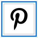 channel, media, pinterest, social svg vector icon