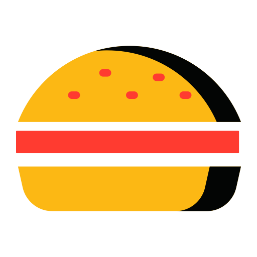 Hamburger svg vector icon