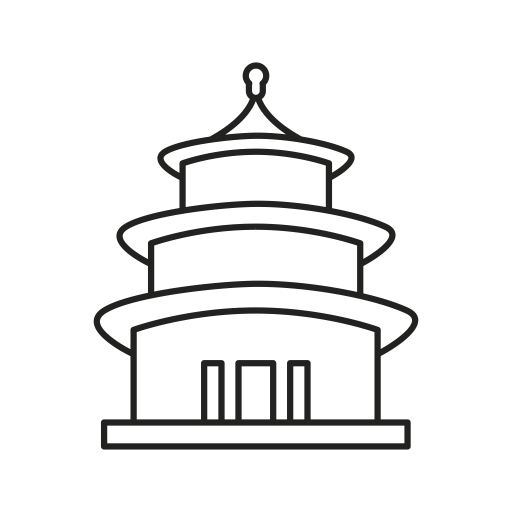 Temple Of Heaven svg vector icon