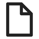 blanc, documents, file, page, sheet, text svg vector icon