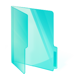 teal,folder icon