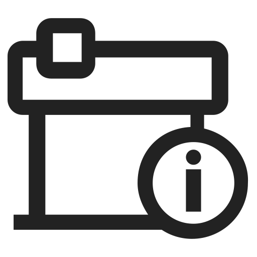 Store Information svg vector icon