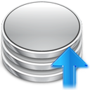 db,comit,arrow,commit,database,up,upload,ascend,rise,ascending,increase icon