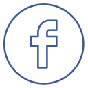 chat, circles, facebook, line, neon, share, social svg vector icon
