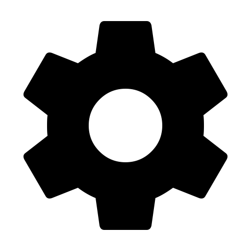 Settings svg vector icon