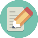 compose, edit, paper, pencil, write svg vector icon