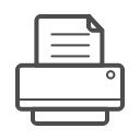printer, printer , printer line svg vector icon