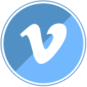 movie, multimedia, play, player, video, vimeo svg vector icon