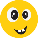 avatar, face, happy, smiley svg vector icon