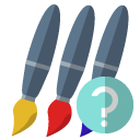 brush,help icon