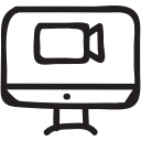 cam, camera, connection, digital, online, technology, video svg vector icon