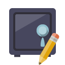 safety,box,pencil icon